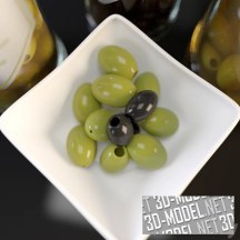 3d-модель Греческие оливки