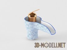 3d-модель Классический смеситель с мозаичным основанием