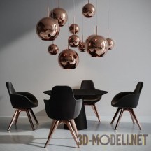 3d-модель Набор мебели от Tom Dixon