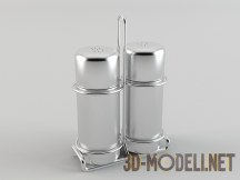 3d-модель Металлический набор для специй