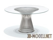 3d-модель Обеденный круглый стол Platner