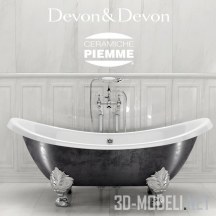 3d-модель Ванна от Devon&Devon и плитка Piemme