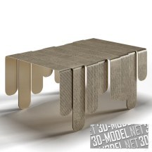 3d-модель Кофейный стол XILO от De Castelli