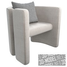 3d-модель Дизайнерское кресло Con S 34 White