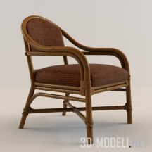 3d-модель Стул с бамбуковой основой