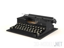 Винтажная пишущая машинка