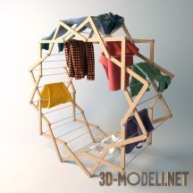 3d-модель Сушка для одежды от Aaron Dunkerton