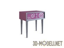 3d-модель Туалетный столик Luciano Zonta Klimt Bedside Table