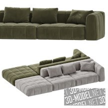 3d-модель Модульный диван (2 цвета)