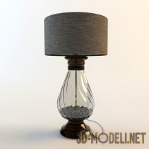 3d-модель Лампа с основанием из стекла