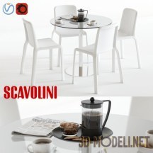 Стол и стулья Scavolini