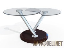 3d-модель Журнальный стол с двойной столешницей