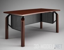 3d-модель Офисный стол с перфорированными элементами