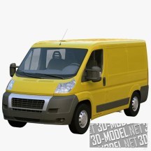 3d-модель Бус L1H1 (Peugeot Boxer, Fiat Ducato, Citroen jumper)