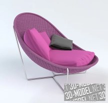 3d-модель Кресло NIDO от Paola Lenti