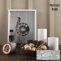 Сет с декором HOMESCENT COLLECTION от Pottery Barn