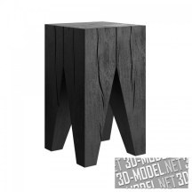 3d-модель Стол Backenzahn из Black Oak от e15