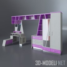 3d-модель Дизайн детской мебели
