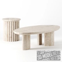 3d-модель Кофейные столы от McGuire Furniture