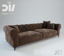 3d-модель Двухместный диван TOTAL от DV homecollection