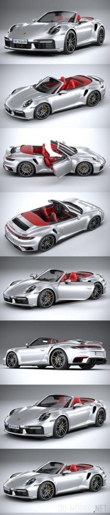 Автомобиль Porsche 911 Turbo S Cabrio 2021