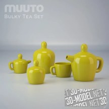 3d-модель Чайный набор Muuto Bulky