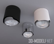 3d-модель Потолочный светильник Solid QR111 от Wever & Ducre