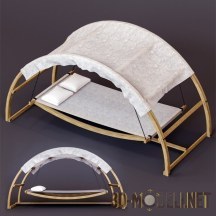 3d-модель Качели-кровать для сада