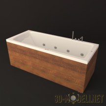 3d-модель Цифровая ванна с гидромассажем «Hafro Eva»