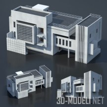 3d-модель Современное строение