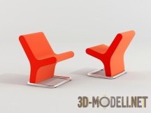 3d-модель Яркое футуристическое кресло