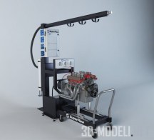 3d-модель Стенд для проверки двигателей