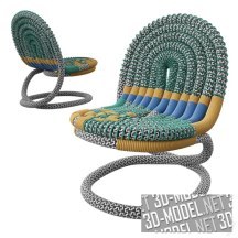 3d-модель Кресло Peacock pair от Betil Dagdelen