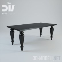 Черный стол EVER от DV homecollection
