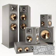 3d-модель Акустическая система Klipsch RP-260-Ebony