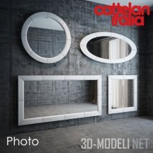 3d-модель Зеркала Photo от Cattelan Italia