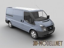 3d-модель Микроавтобус Ford Transit