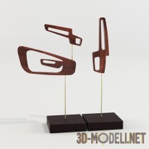 3d-модель Абстрактные фигуры для украшения интерьера