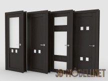 Набор современных дверей в отделке «Wenge»