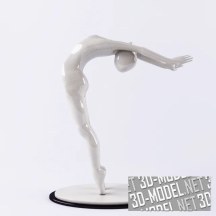 3d-модель Фарфоровая балерина