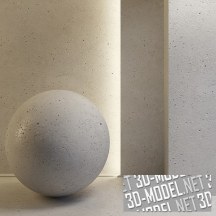 3d-модель Белый фасадный камень