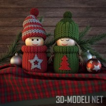 3d-модель Куколки для Нового Года и Рождества