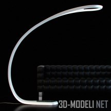 3d-модель Аллюминиевый светильник в стиле хай–тек