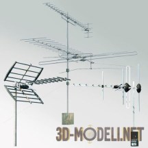 3d-модель Набор антенн