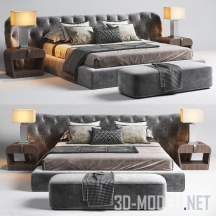 3d-модель Кровать от Casamilano и декор