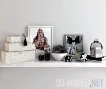 3d-модель Набор аксессуаров с фото Rita Ora