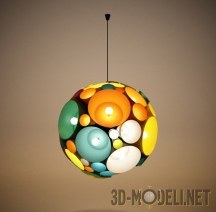 3d-модель Яркий подвесной светильник «Lamp Color Sphere»