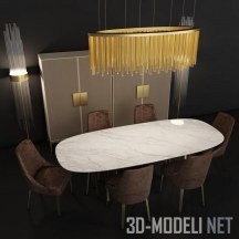 3d-модель Набор мебели от Paolo Castelli