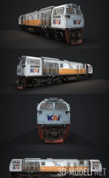 3d-модель Поезд CC206