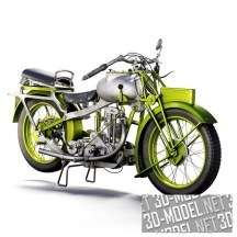 3d-модель Мотоцикл MGC 350cc 1930